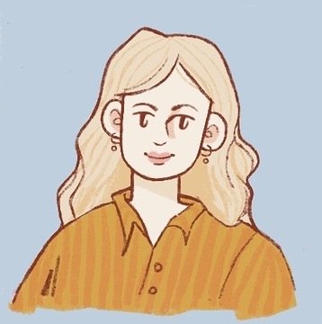 Illustrated portrait of Chloe Frerichs